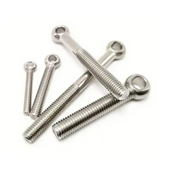 Factory Wholesale Price Carbon Steel 4.8 8.8 12.9 A2-70 Stainless Steel Swing Eye Bolts DIN444 with Nut for Lifting Industry