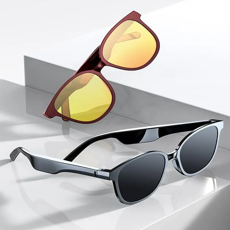 Custom Newest Wireless Speaker Headset Headphone music Smart Glasses digital glass Audio Blue tooth Sunglasses Smart sunglasses