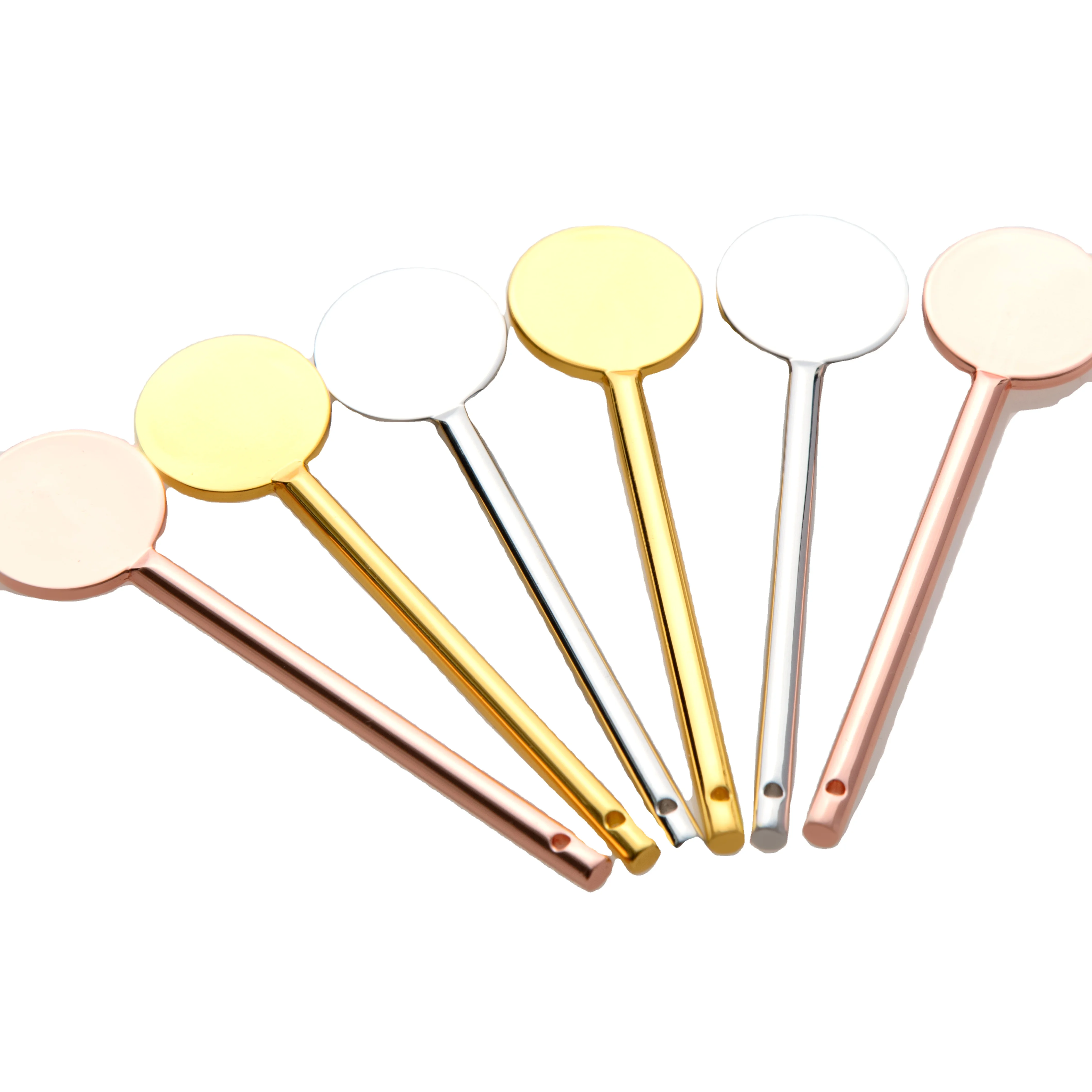 Luxury Golden Facial Mask Spoon Manual Eye Cream Massager Spatula Cosmetic Face Metal Customized Makeup Logo Beauty spoon