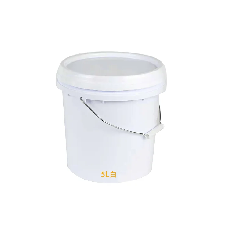 5 Gallon Bucket With Handle And Lid 19l Barrel For Wall Paint Chemical Material Plastic Container