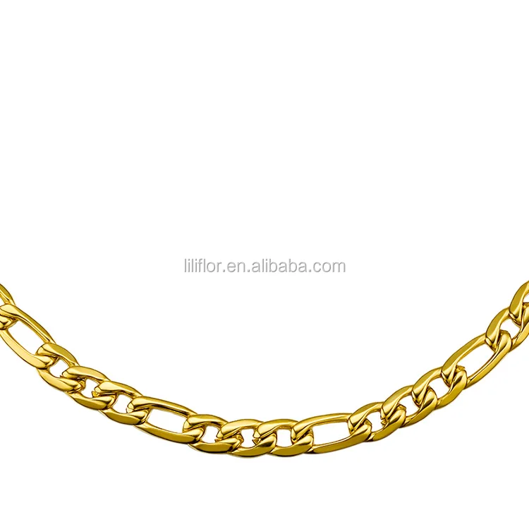 Link Chain Choker Necklace Women Statement Gold Color Stainless Steel Necklaces Men Jewelry Accessories Collares PM183010