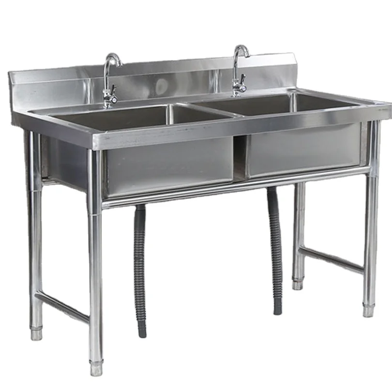 Commercial Sink/Portable Kitchen Sink/Wash Basin Sink Stainless Steel Wash Basin Price Stainless Steel Supported Wash Basin