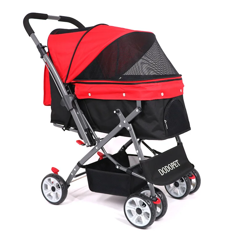 factory wholesale luxury dog stroller for medium and large dogs pet strollers
