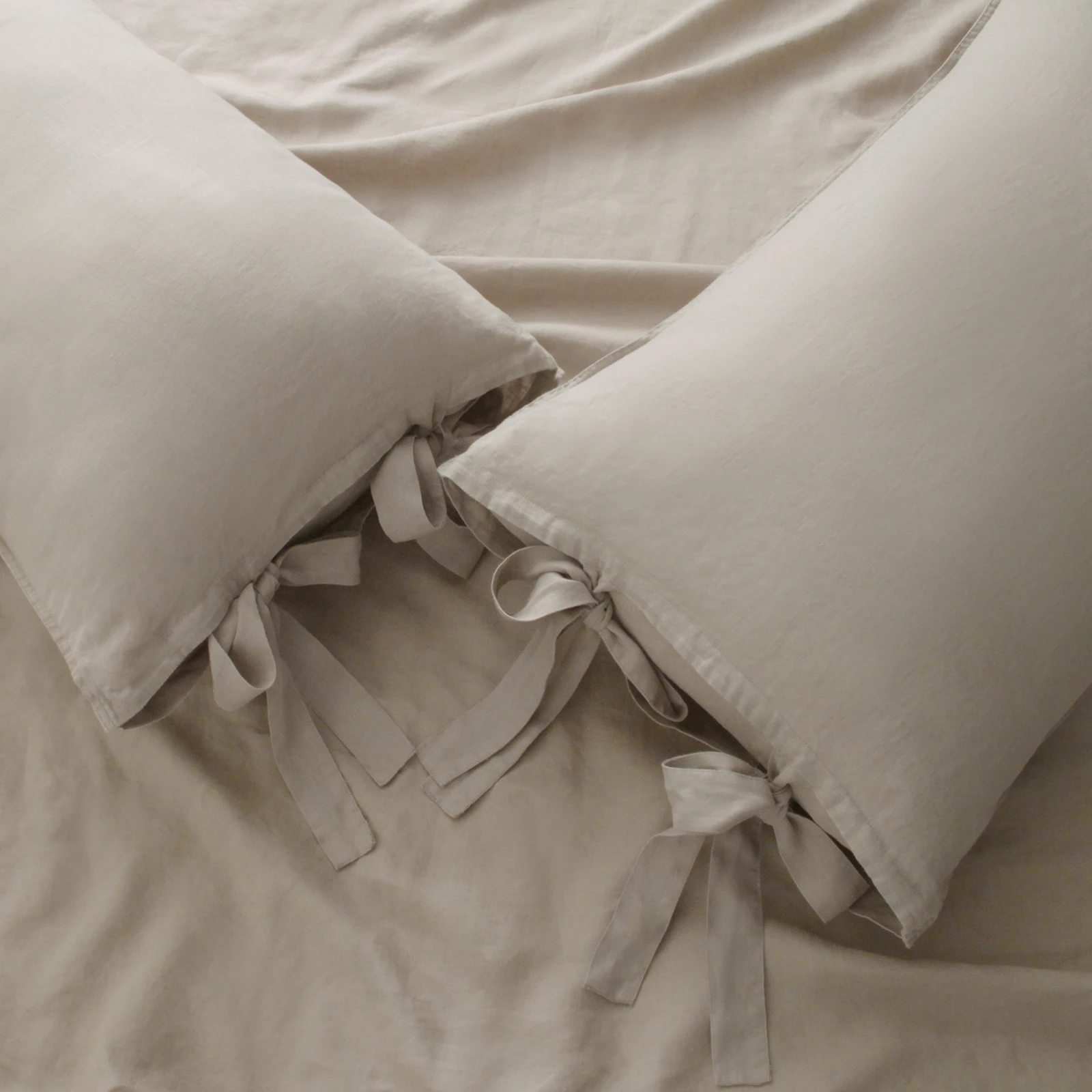 Wholesale linen duvet cover set new design 100% linen bedding stonewashed natural linen bedding sets