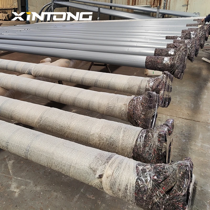Производитель XINTONG оцинкованный двойной одиночный кронштейн 7 м 8 9 10 уличный фонарный столб
