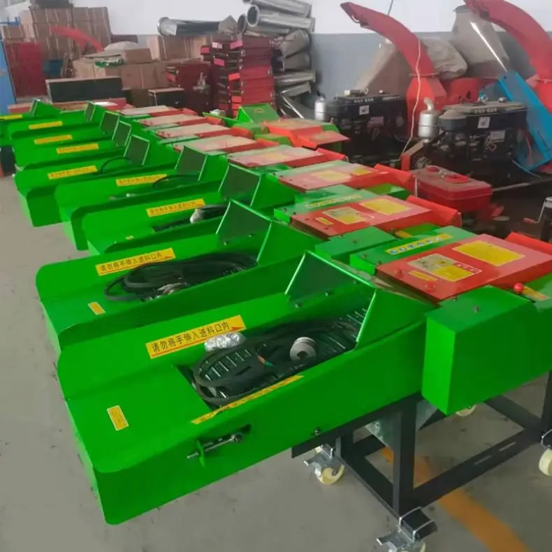 Diesel Farm Mini Silage Shredder Chaff Cutter Forage Chopper Feed Processing Machines