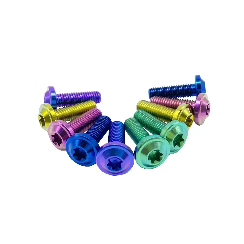 High standard Disc head screws TITANIUM SCREWS