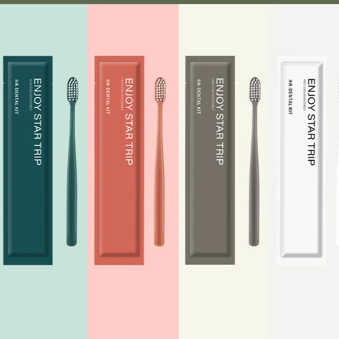 Hotel Disposable Toothbrush High Quality Plastic Toothbrush and Toothpaste Cheap Hotel Dental Kit