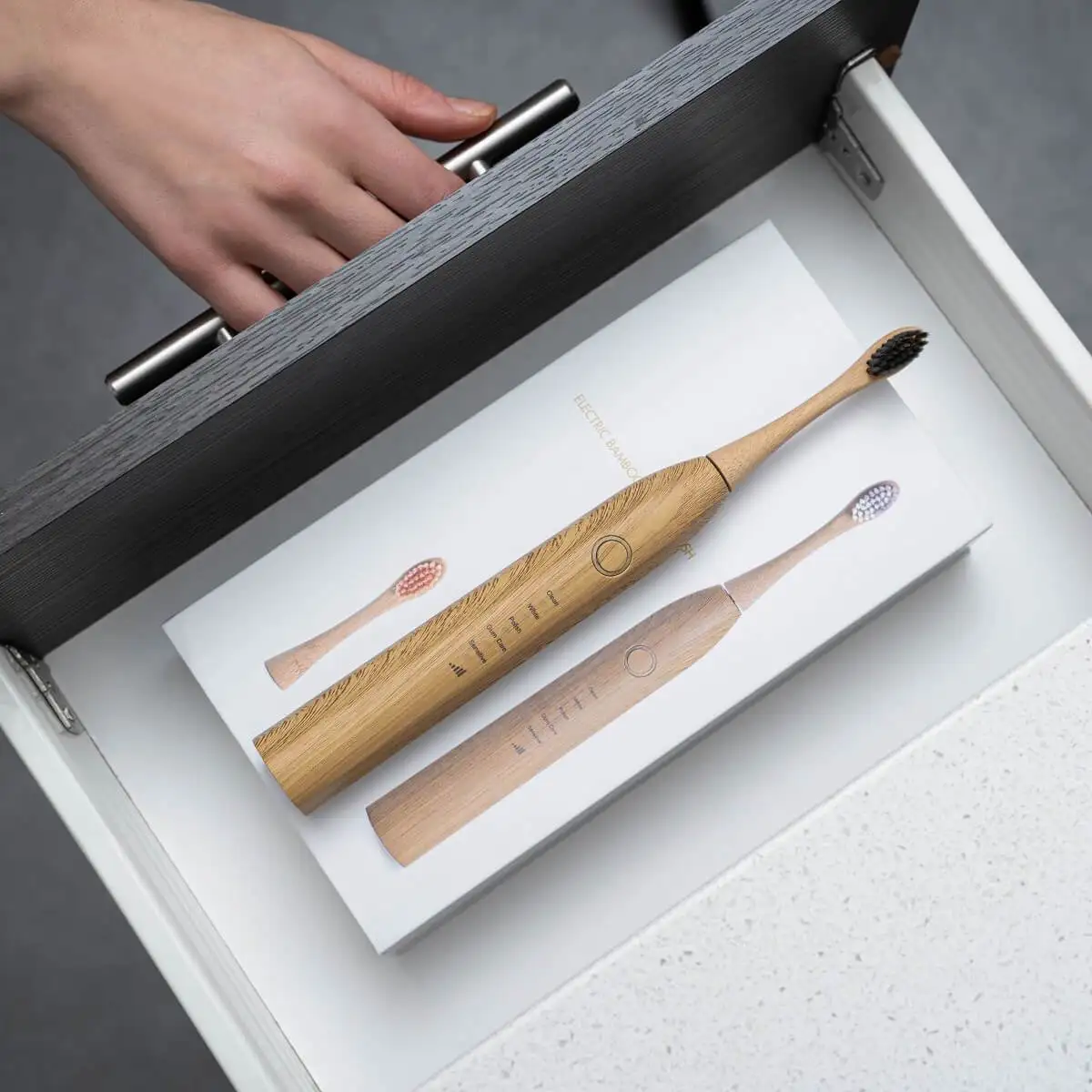 Rechargeable Tooth Brushes Sonic Electric Toothbrush Smart Bamboo Toothbrush Bamboo USB Charger Smart Sonic Electric Toothbrush