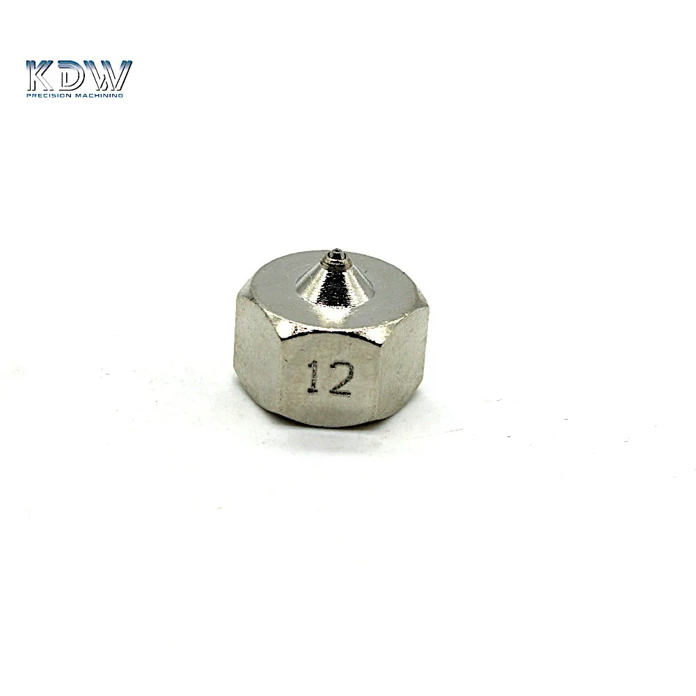 Hot-melt glue gun 90 degree nozzle heating element CNC precision machining parts