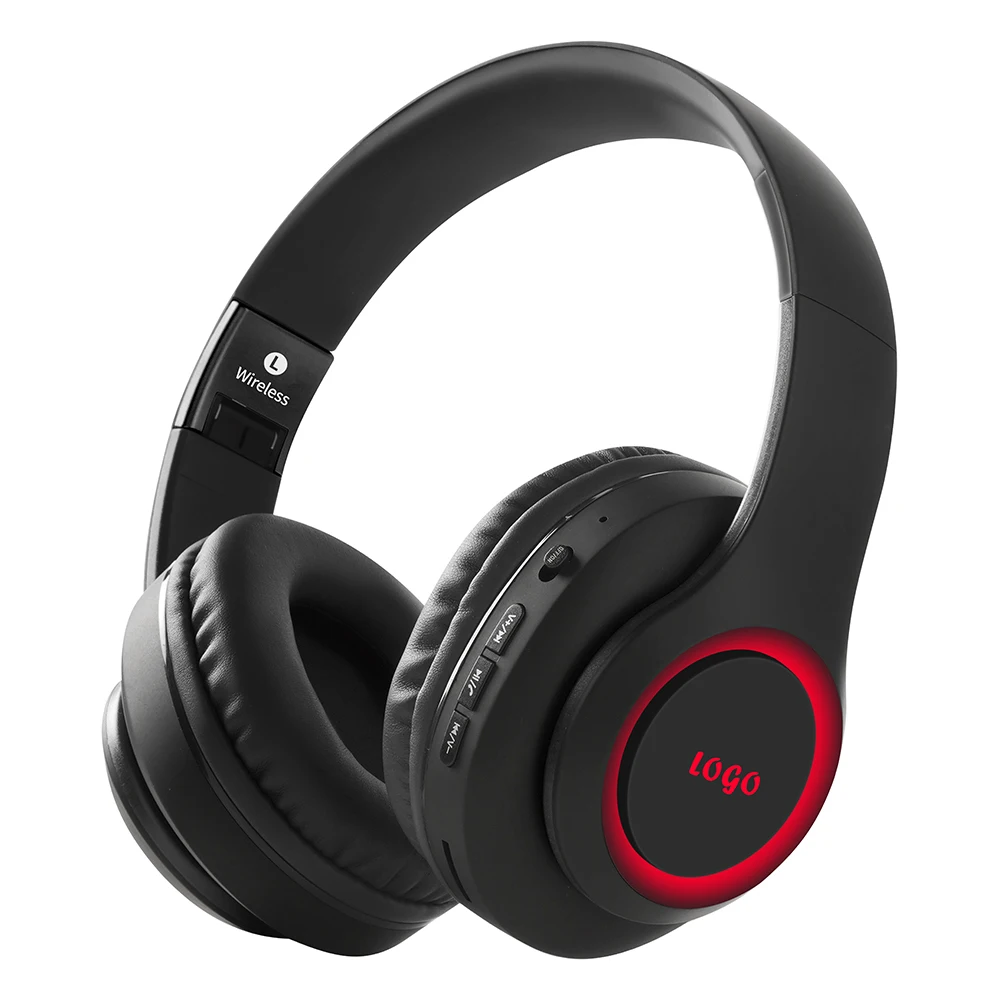 Folding high quality Type C charging port FM radio TF card wireless on ear headphones