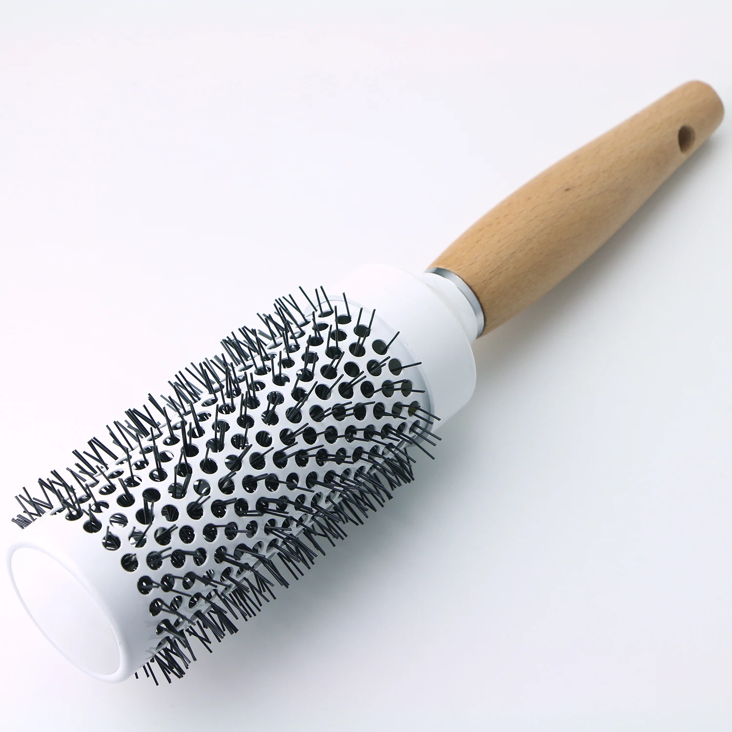 Professional Round Brush Big Ceramic Ion Thermal Barrel Brush Comfortable Antistatic Bristle Styling Comb for All Hair Type
