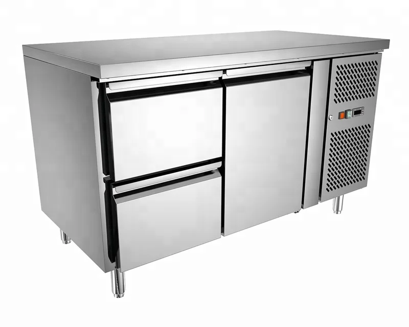 1500mm Commercial Drawer Undercounter Refrigerator Stainless Steel Work Bench Chiller for Hotel and Restaurant