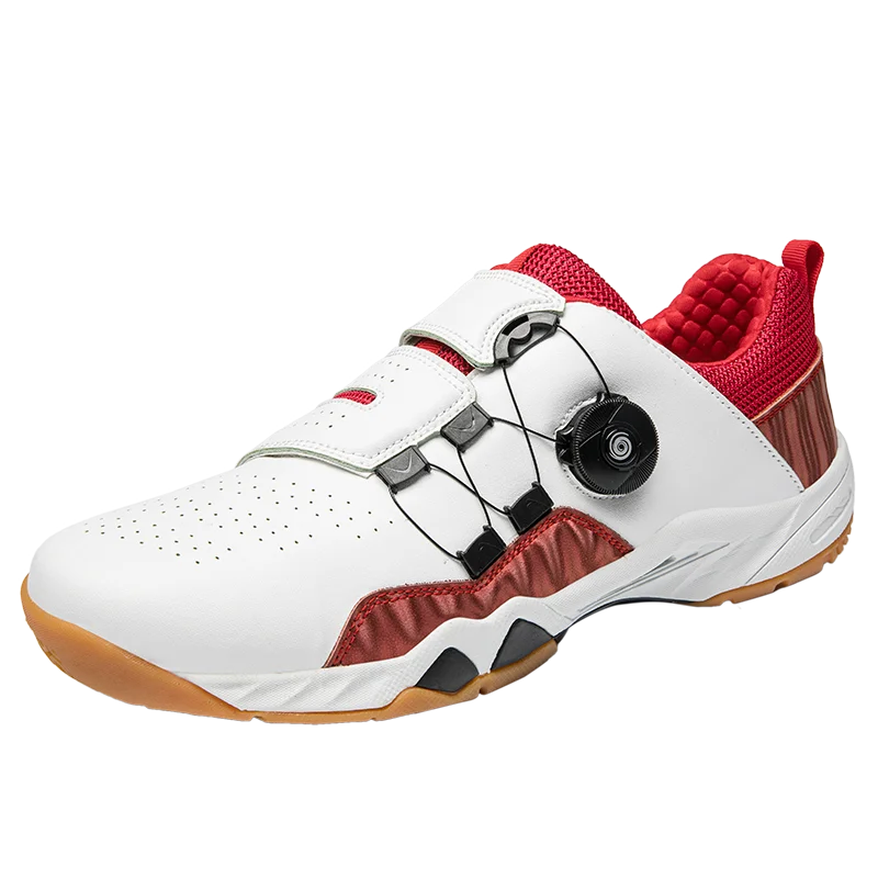
 Fashion trend Badminton shoes Men Summer breathable Non slip  sneakers .high quality turn buckle strap design badminton shoes  