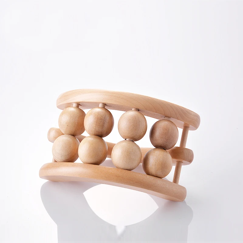 Back massager Wooden Roller Reflexology Massager Tool