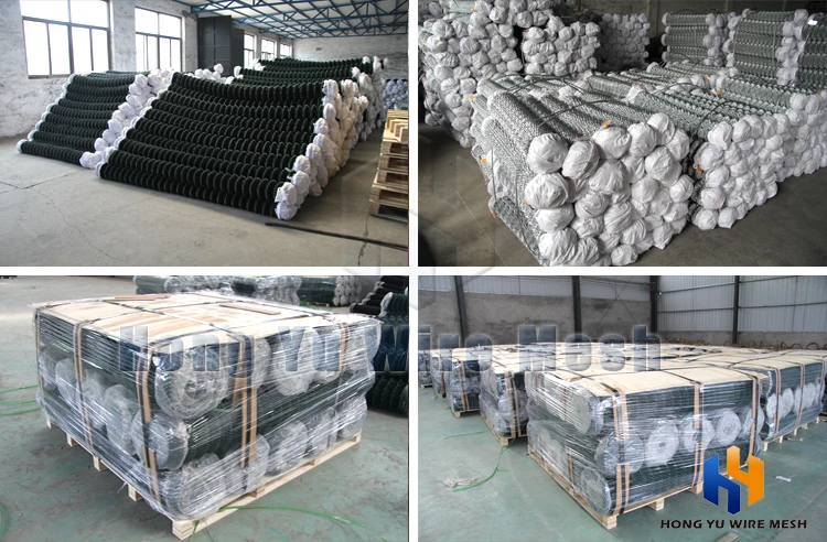 Wholesale 8 foot blue vinyl coated batting cage chain link fence accessories for sale