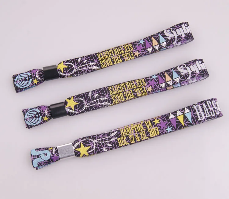 Hot Selling Top Grade Sample Free Woven Tire Wristband With Custom Logo