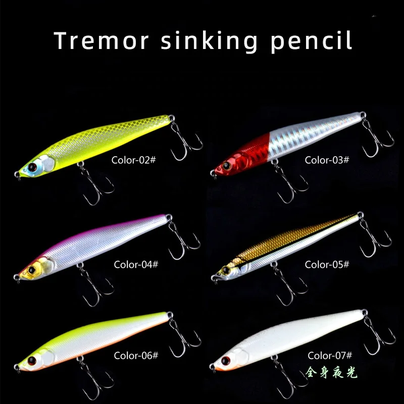 Новая наживка-тремор тонущий крючок Mustad 85 мм 15 г приманка-карандаш рыболовные приманки