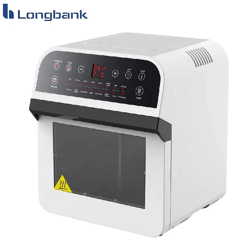 Longbank 2300W Amazon hot sale portable compact oil-free fryer electric air fryer toaster oven