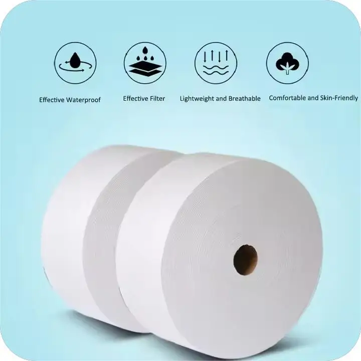Meltblown Nonwoven White PP  Surgical   Melt Blown Fabric Roll