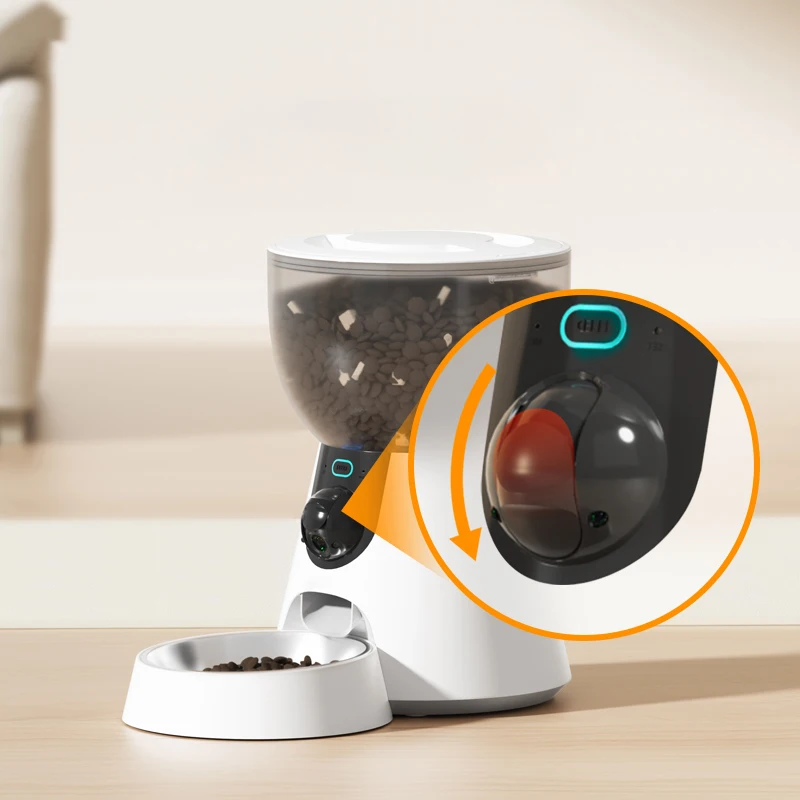 with Camera Smart Automatic Cat Dog Feeder And Water Fountain WIFI Remote Control Timing Automatic Pet Feeder Products