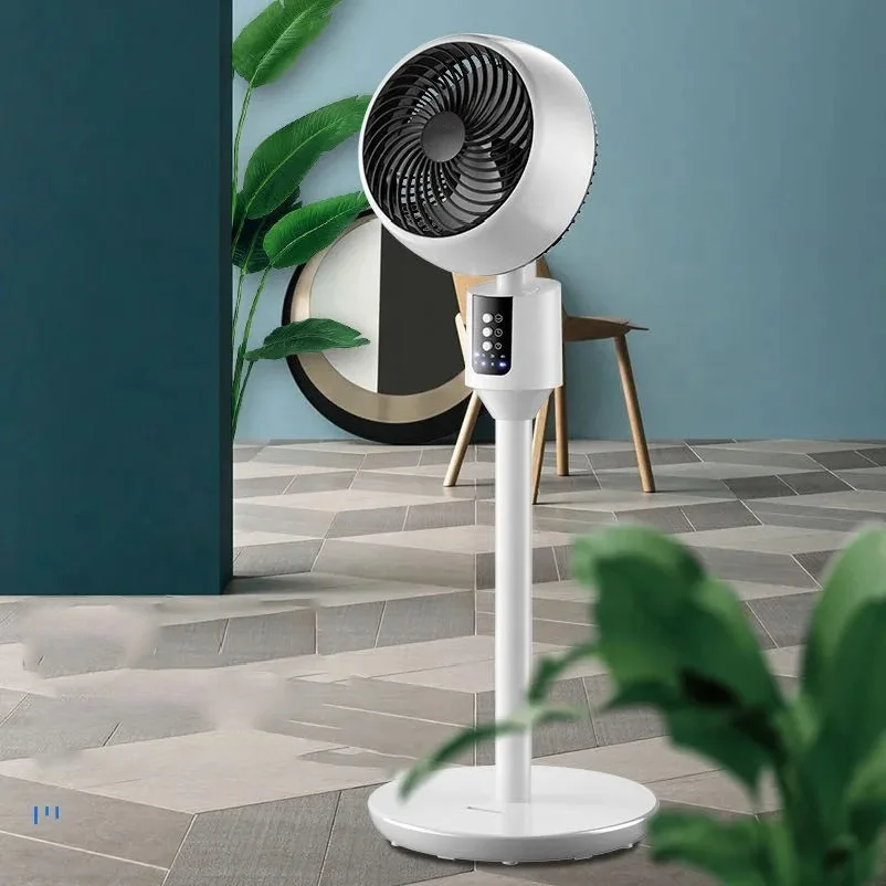 Circulating Fan Rotating  Air Vertical Electric Fan Household Remote Control Timing Floor Standing Fan