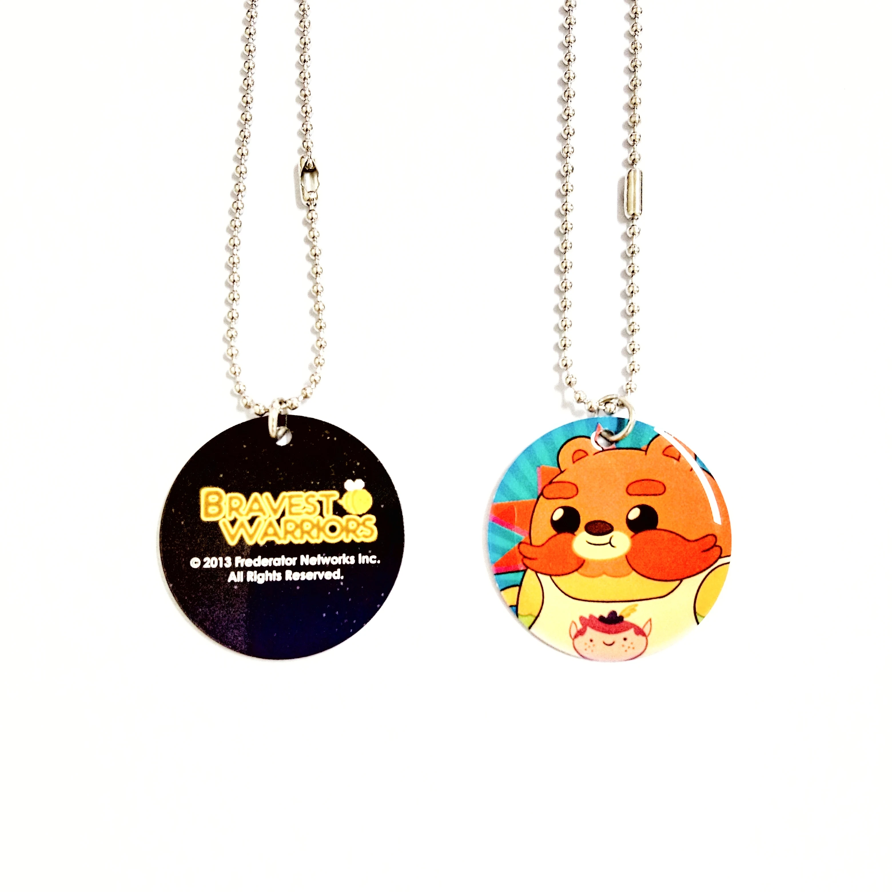 Factory Customize Hard Soft Enamel Popular Shape stainless steel printed metal necklace pendant souvenir