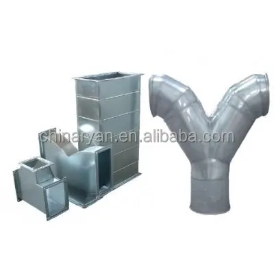 Wholesale Hot Sale Rectangular muffler air duct for air conditioning exhaust pipe