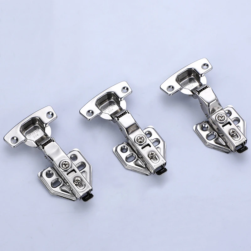 BBDHOME Furniture Fittings Clip On Soft Close Hydraulic Office Hotel Concealed Stainless Steel Cabinet Hinge