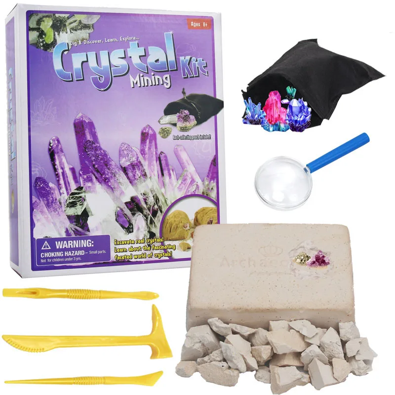 Geographic Archaeology Toy Gemstones Dig Kit Pearls Excavation Kits for Kids Archaeology Paleontology Educational
