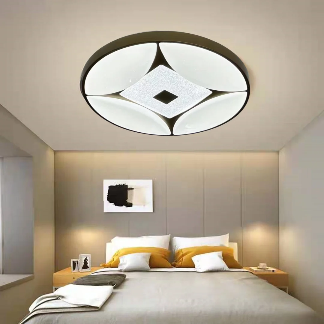 36W Surface mounted bedroom ceiling lights Indoor Creative design White Round Ceiling Lamp for Living room