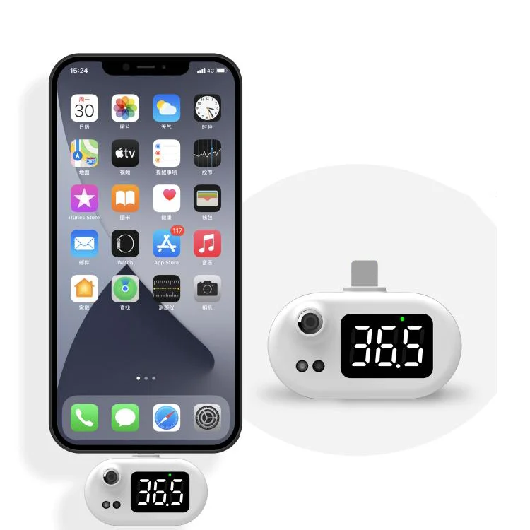 Portable USB Smart Wireless Sensor Body Temperature Detector For Android IOS Cellphone Mobile Thermometers