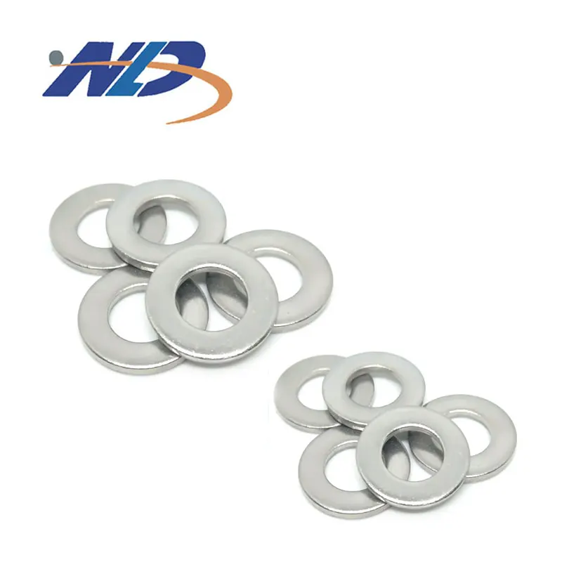 Factory Wholesale Zinc Plated DIN125 Flat Washers Stainless Steel 304 316 Black Oxide Thin Shim Spring Washer GB Standard