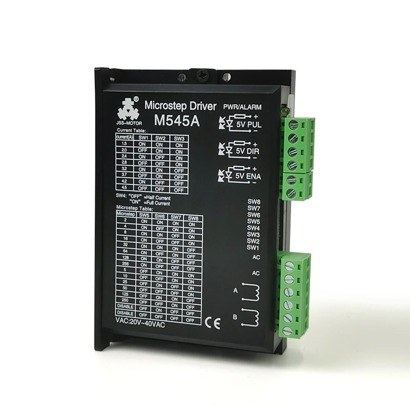 Analog Signal M545A 1.5-4.5A 24V 36V Dc Stepper Motor Driver Controller For Nema 23 34 Stepping Motors
