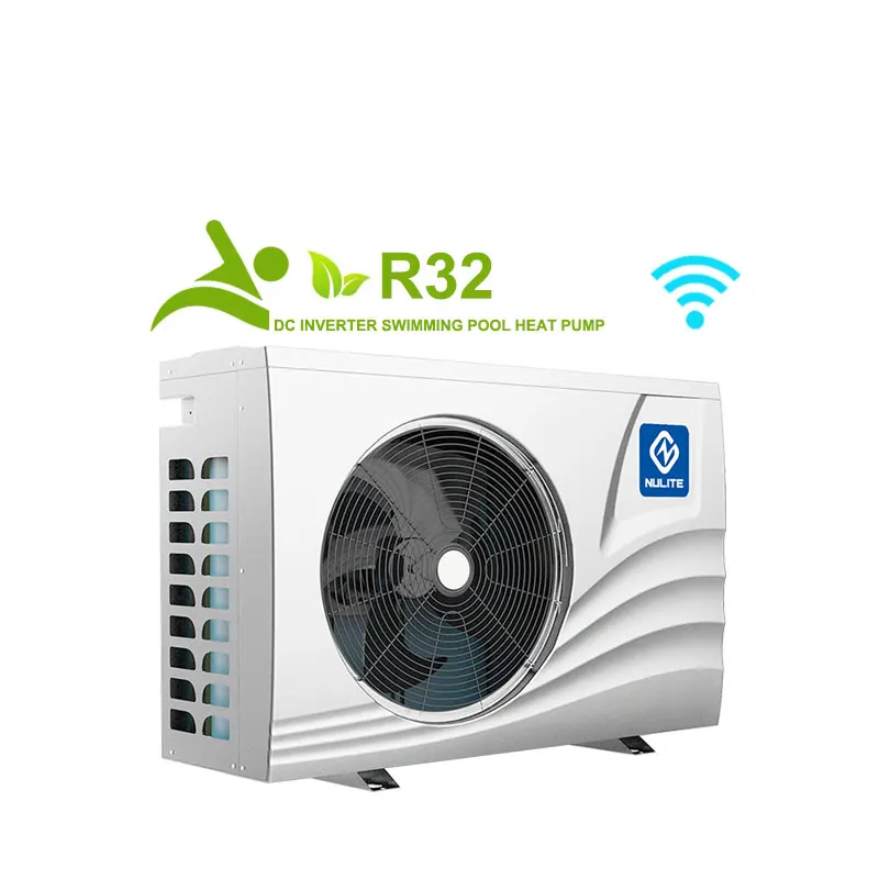 Europe Mini Air to Water Swimming Pool Heater R32 Inverter Swim Pool Heat Pump Water Heater