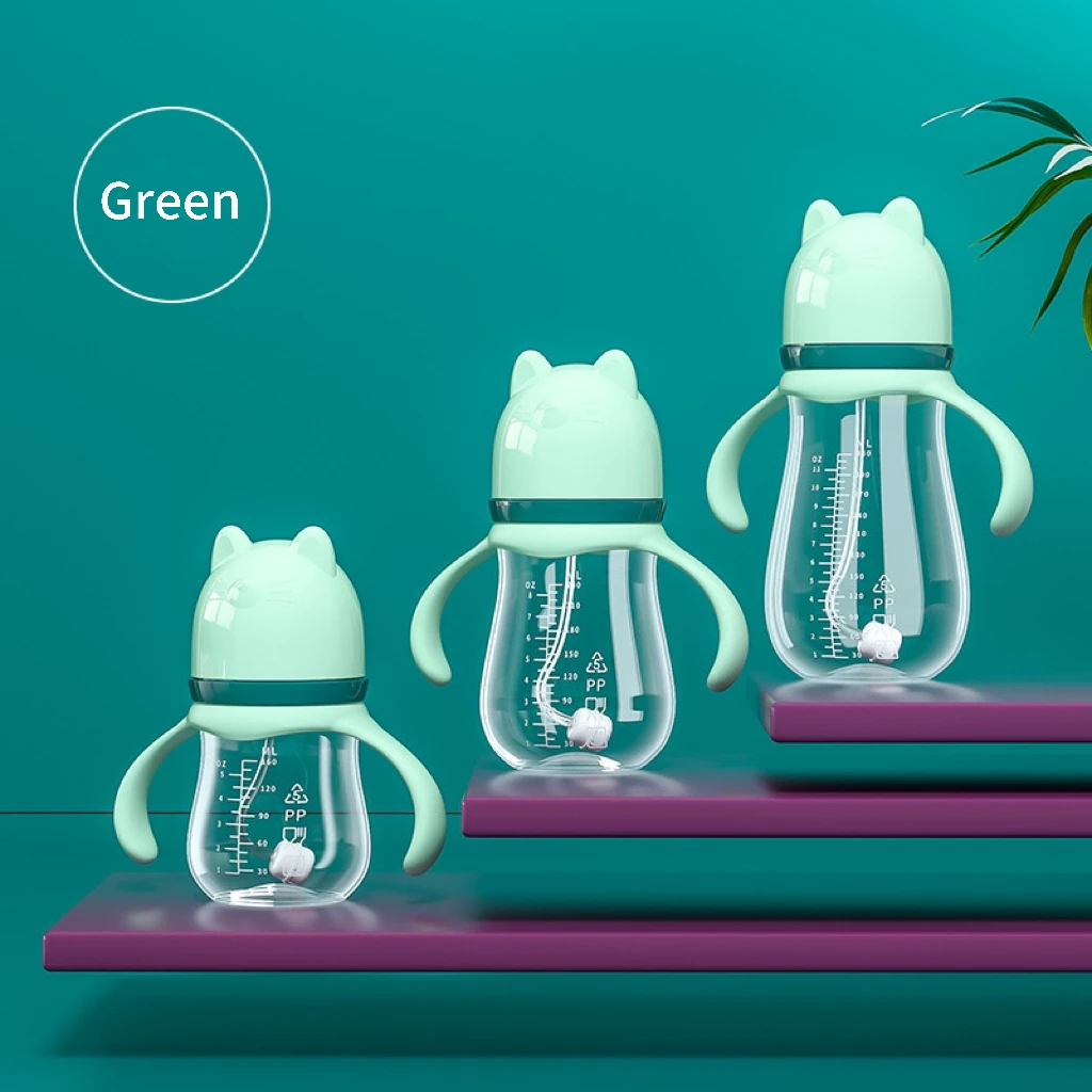 Factory Custom BPA Free Plastic PP Baby Bottle Custom OEM Feeder 160/240/330ml Anti Colic Baby Feding Bottle