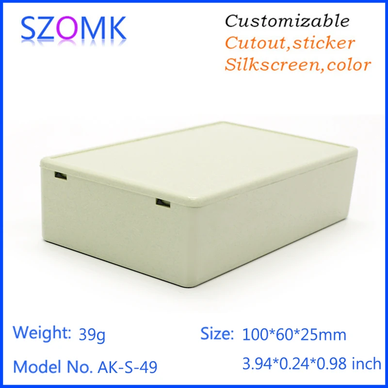 100 * 60 * 25 mm  abs plastic enclosures instrument box AK-S-49