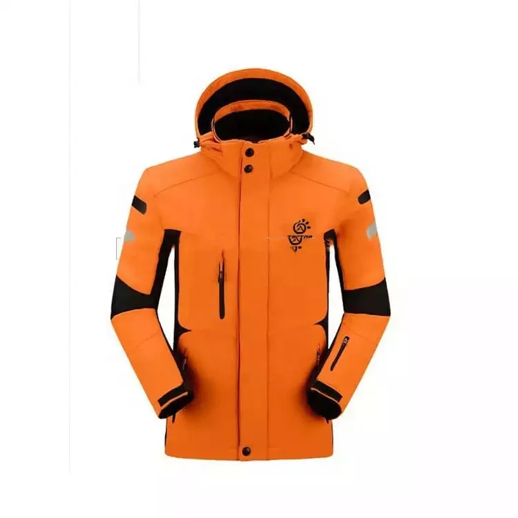 Outdoor food delivery waterproof jumper breathable fleece thick mountain casual windproof jacket for deliverymen