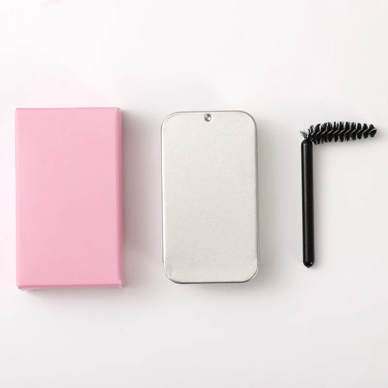 Eyebrow shaping brow soap with brush natural , box soap brows , clear brow soap packaging