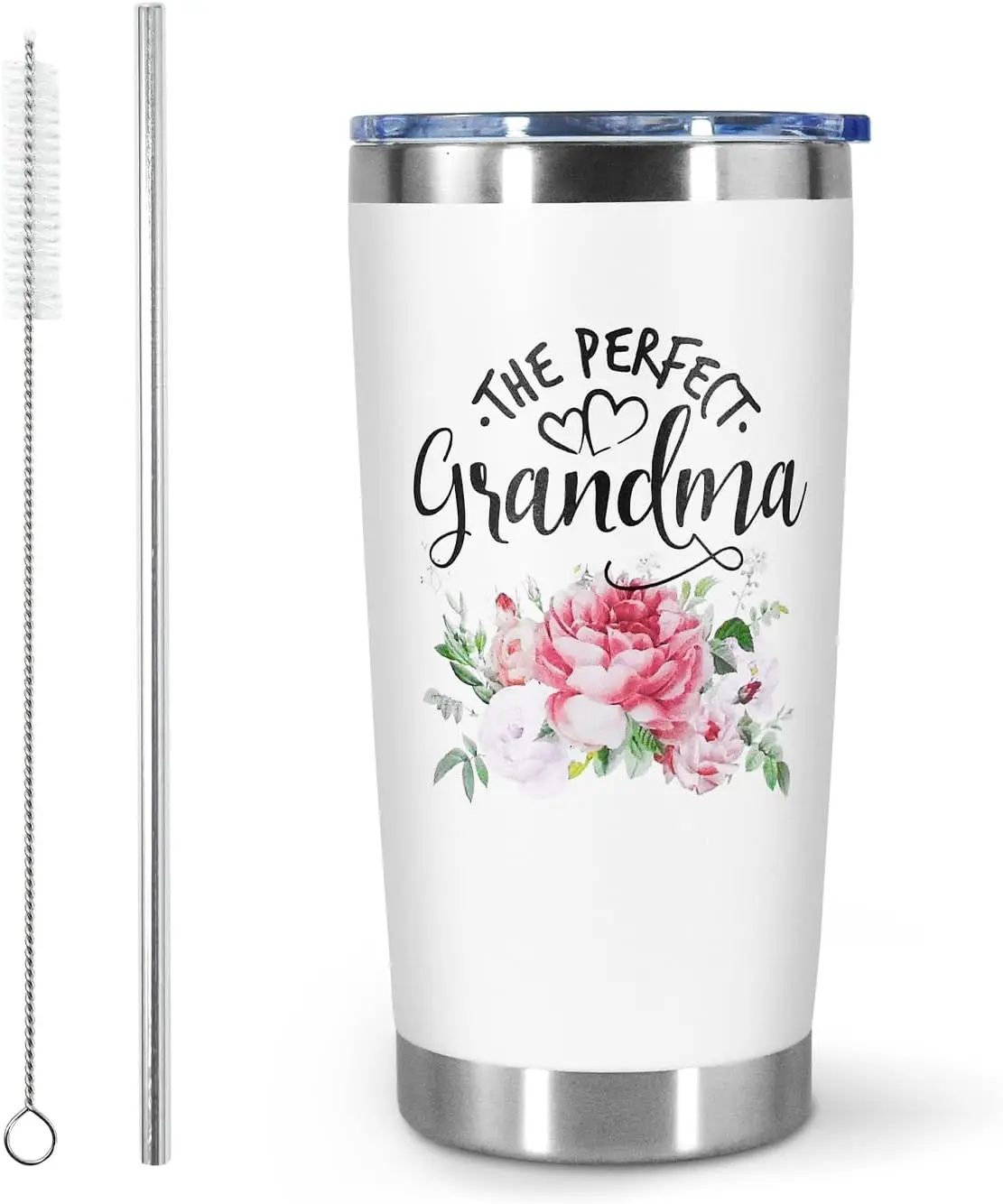 RTS USA Free Shipping 20oz Double Wall Stainless Steel Vacuum Tumbler Colorful Coffee  Mug Special Gift for Mom and Grandma