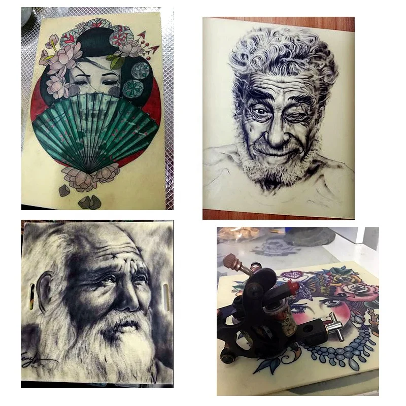 20 x 15 Wholesale Blank Double Sides Practice Tattooing Second Skin Tattoo Practice