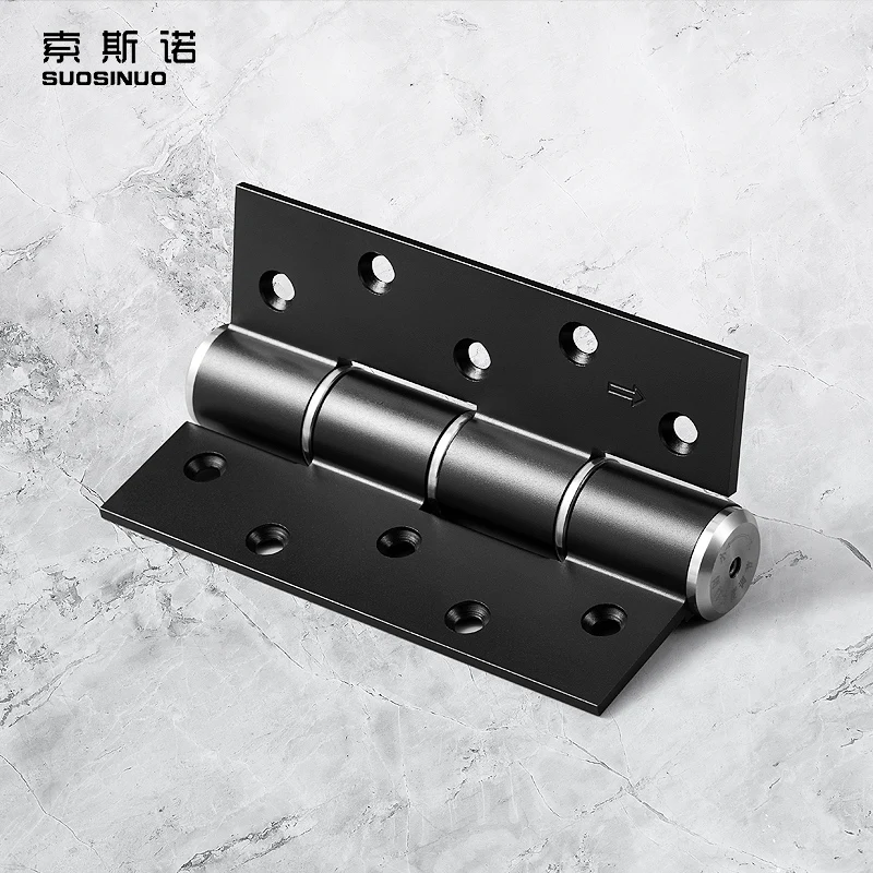 Heavy Duty Hydraulic E-type Buffer Door Hinges Automatic Soft Closer 5 Inch Spring Hinges For Wooden Door