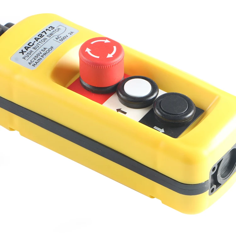 XAC-A2713 3 Button Hoist Remote Rainproof Hoist Crane Pendant Switch