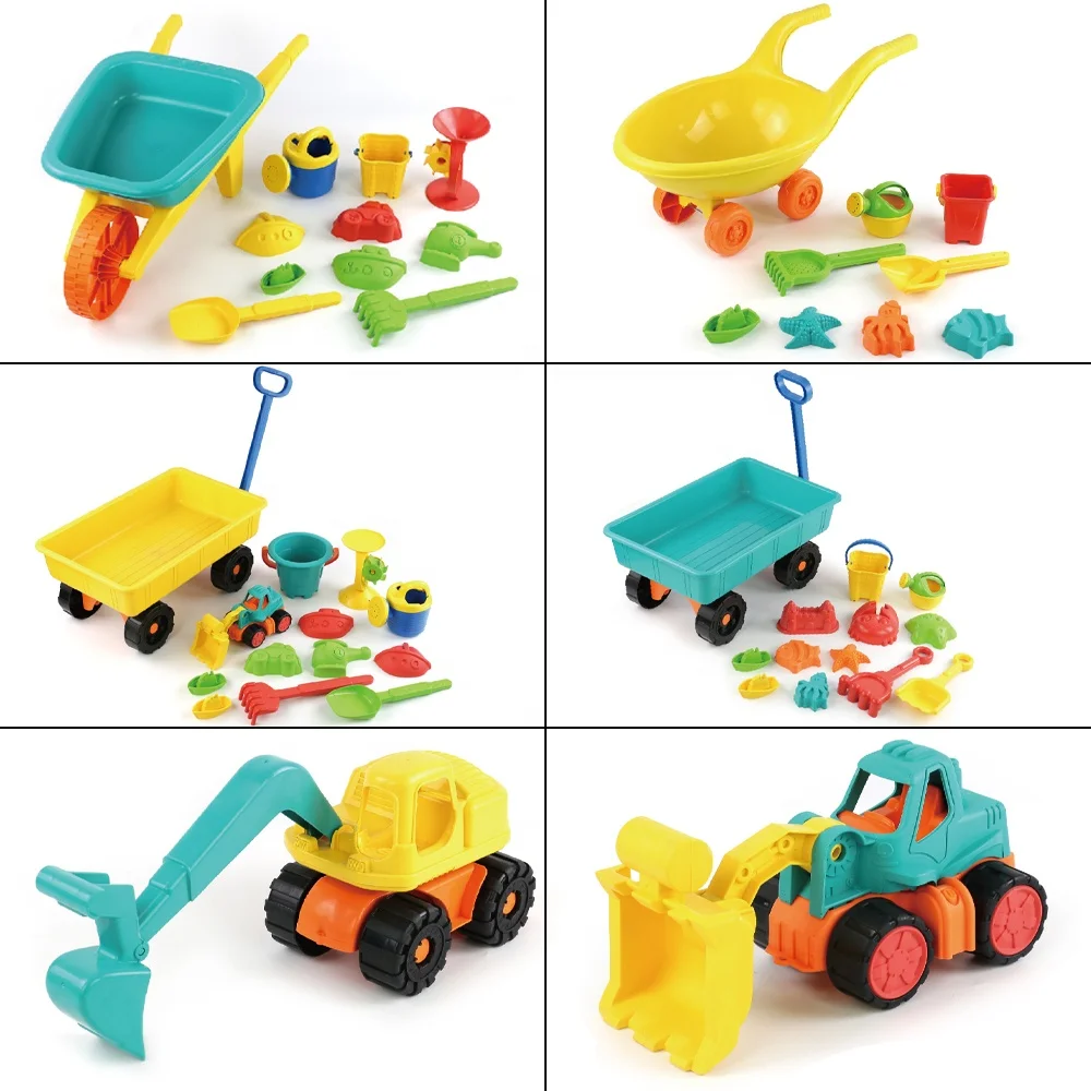 2024 Sand beach toys cheap toy children beach bucket hot sale summer kids beach accessories