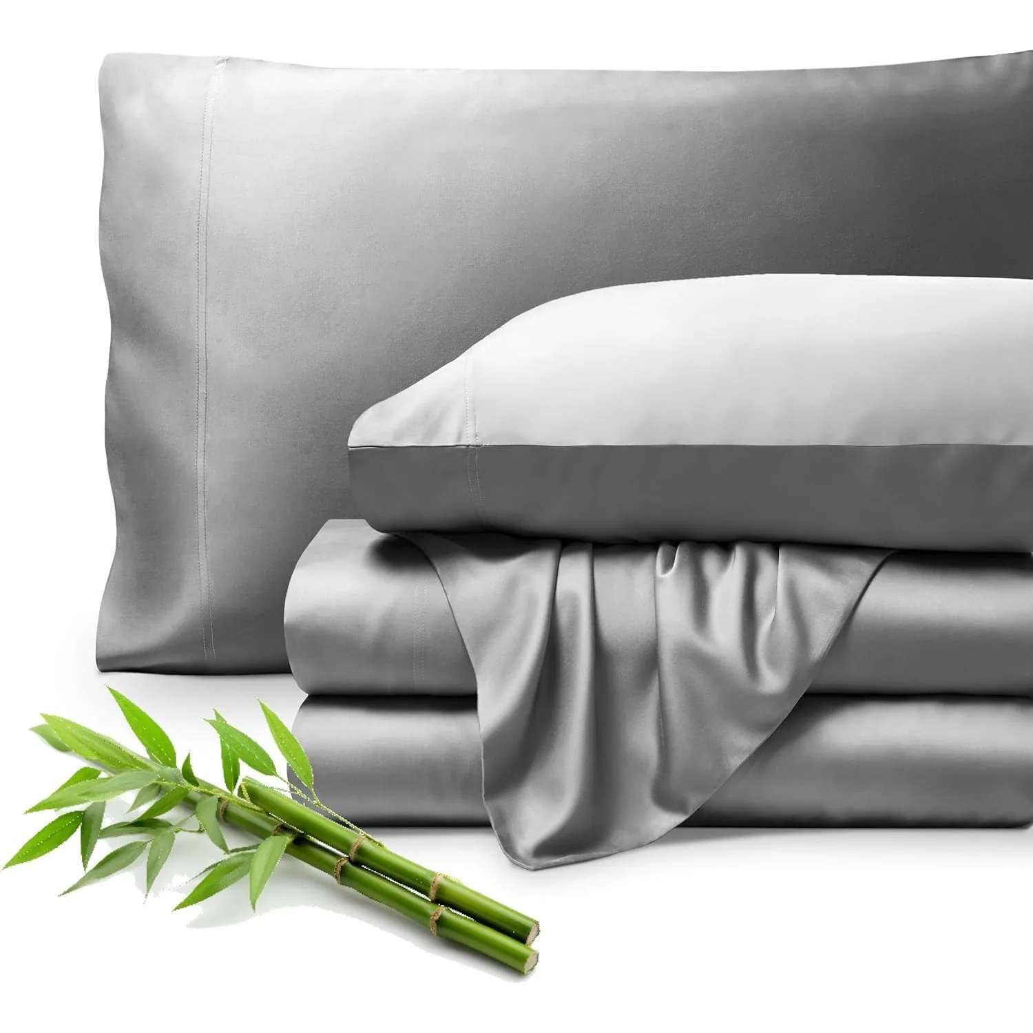Organic Bamboo Duvet Bed Sheet Set 100% Bamboo Fiber Bedding  Wholesale