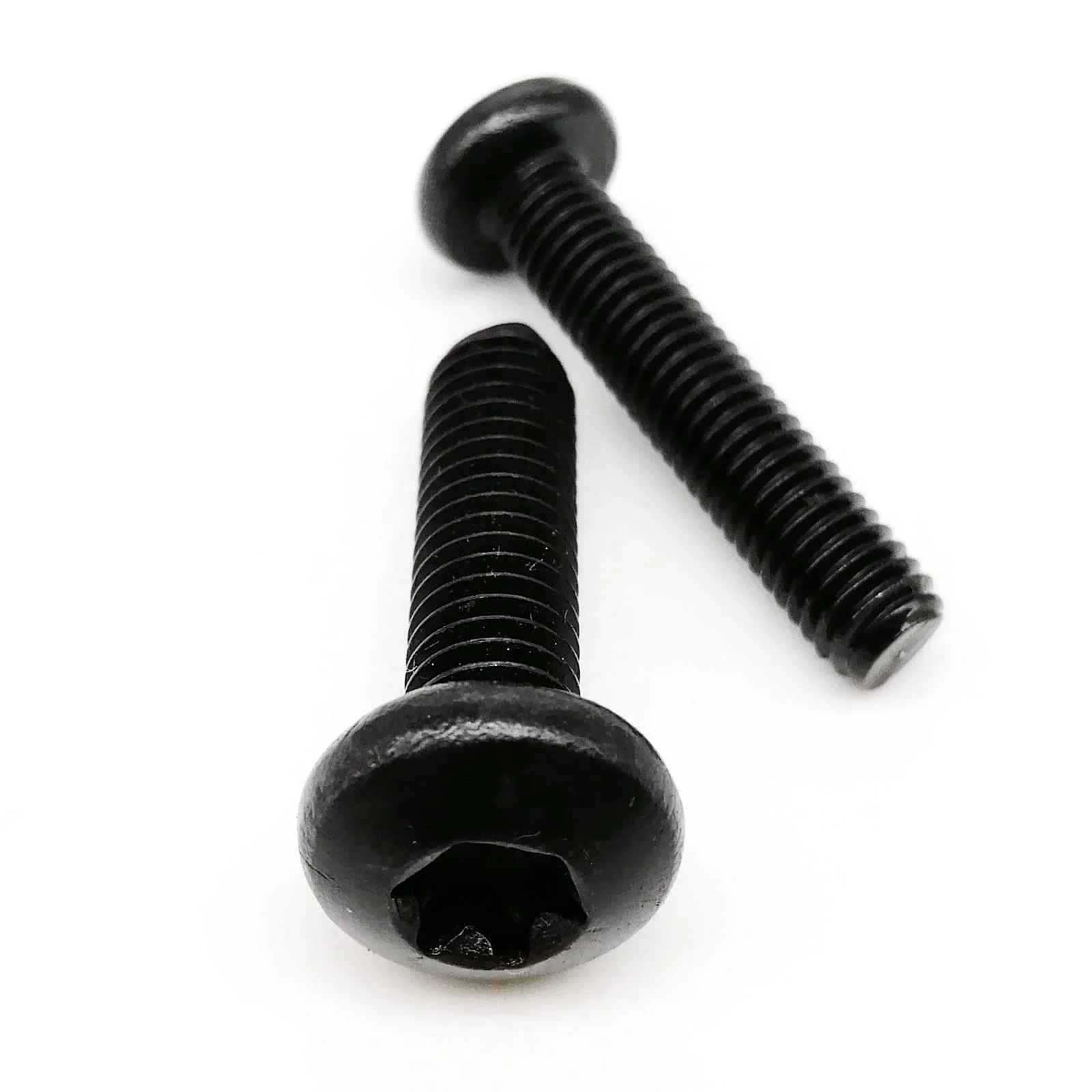 M2 M2.5 M3 M3.5 M4 M5 M6 M8 Черный 304 нержавеющая сталь GB2672 шесть звездных звезд драйвер круглая кнопка головка болт звездообразный винт