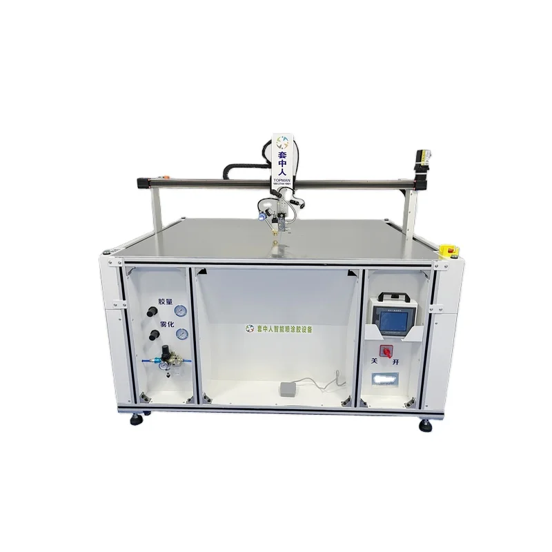 Reinforced surgical coat hot melt glue machine for