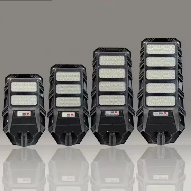 Remote Control Abs Integrated Power Panel Solar Street Lamp 200w 300w 400w Outdoor Waterproof All In One Led Solar Street Light
