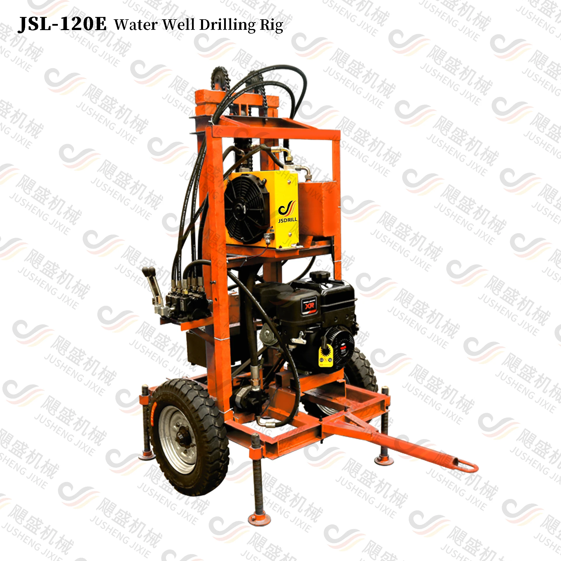 Diesel water well drilling rig 30m 50m 100m 150m 200m Bore Hole drilling machine with mud pump