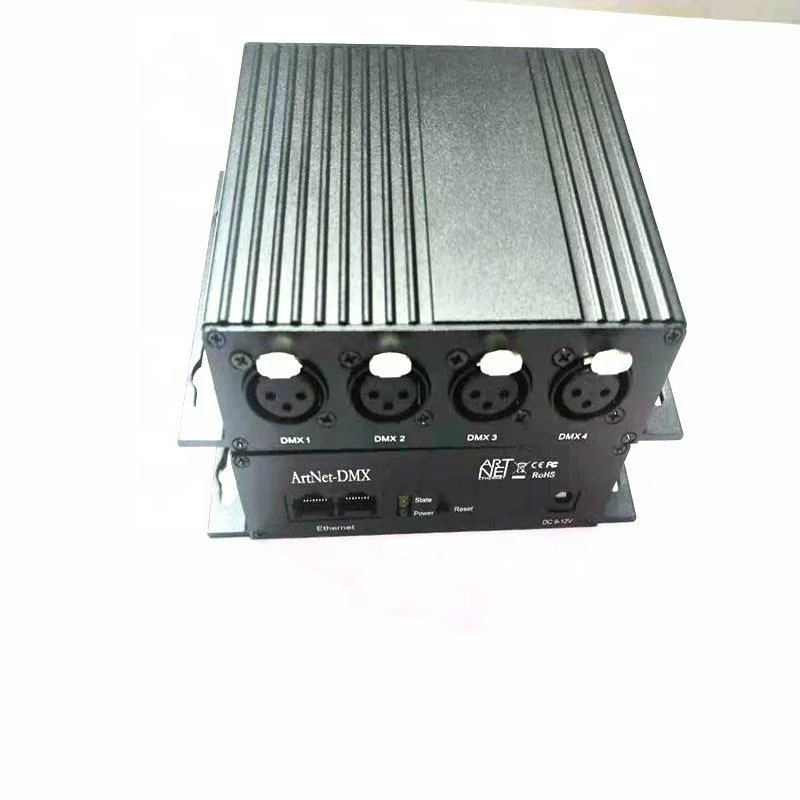 Madmapper compatible Artnet DMX converter 4 universe LED Dimmer Nodes